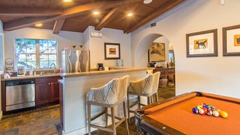 Clubhouse with Full Kitchen at La Reserve Villas Apartment Homes